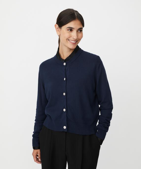 Liffa Cardigan, Navy Blazer