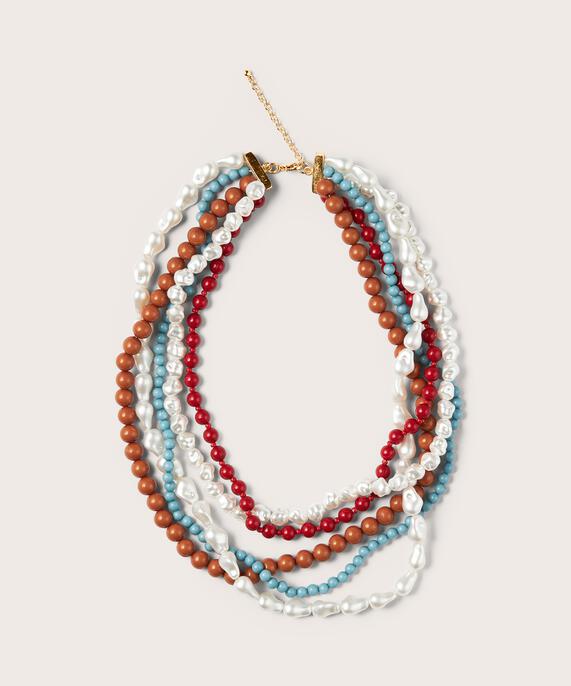Rishika Necklace, Aqua