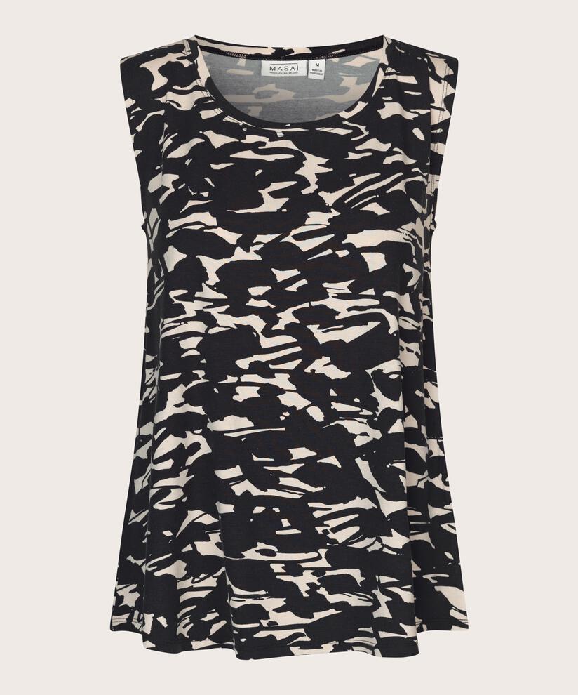 Elisa JERSEY Top, Black