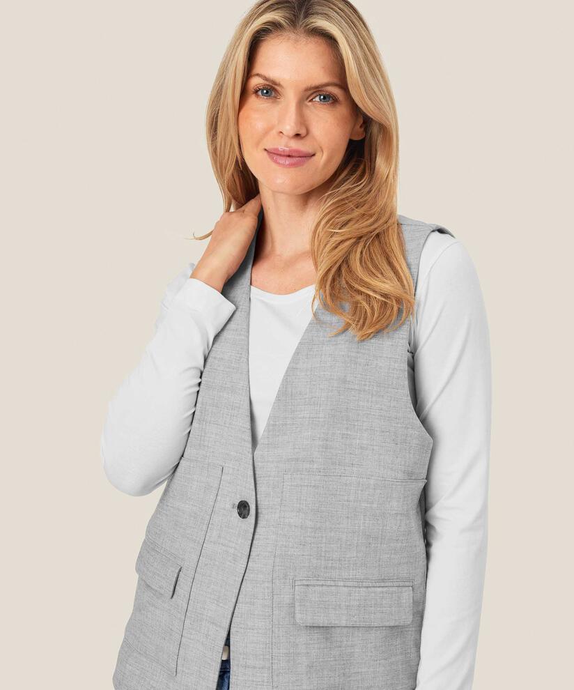 Jernesta Waistcoat, L. Grey mel.