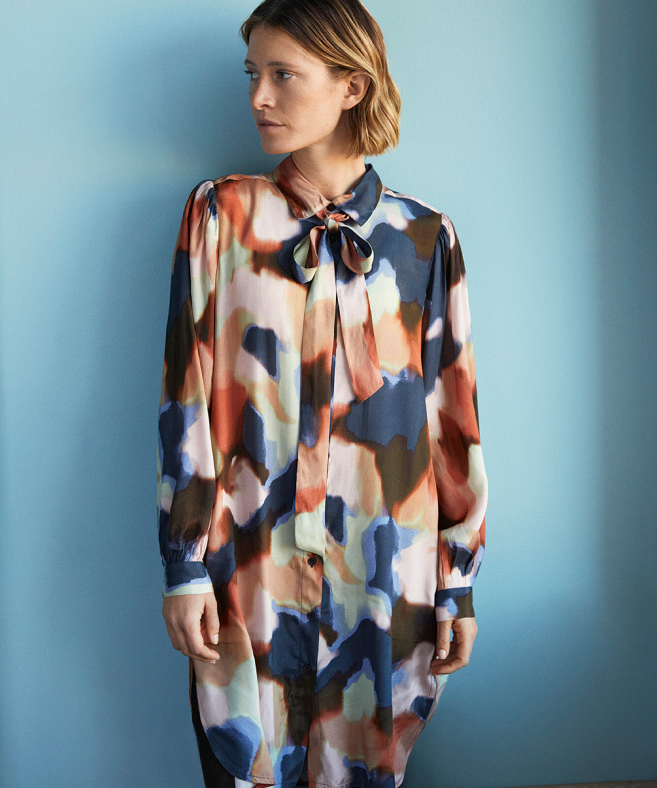 Nydemi Dress, Rose Smoke