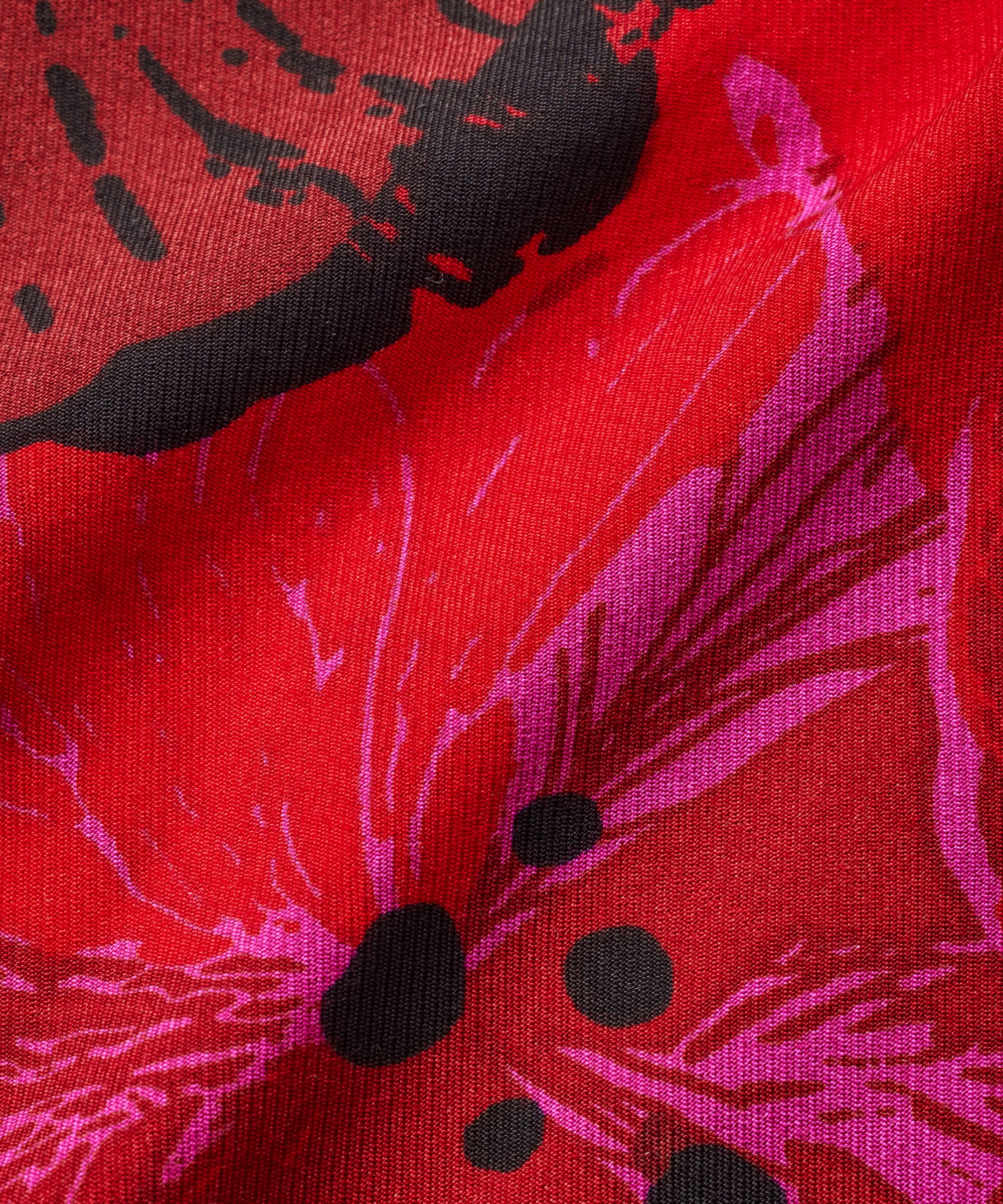 Iosetta Shirt Dress, Haute Red