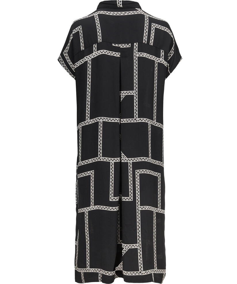 NELLA SHIRT DRESS, Black