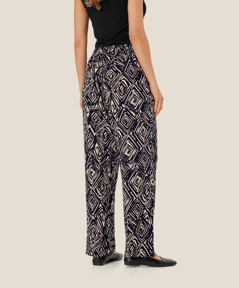 Peonos Trousers, Black