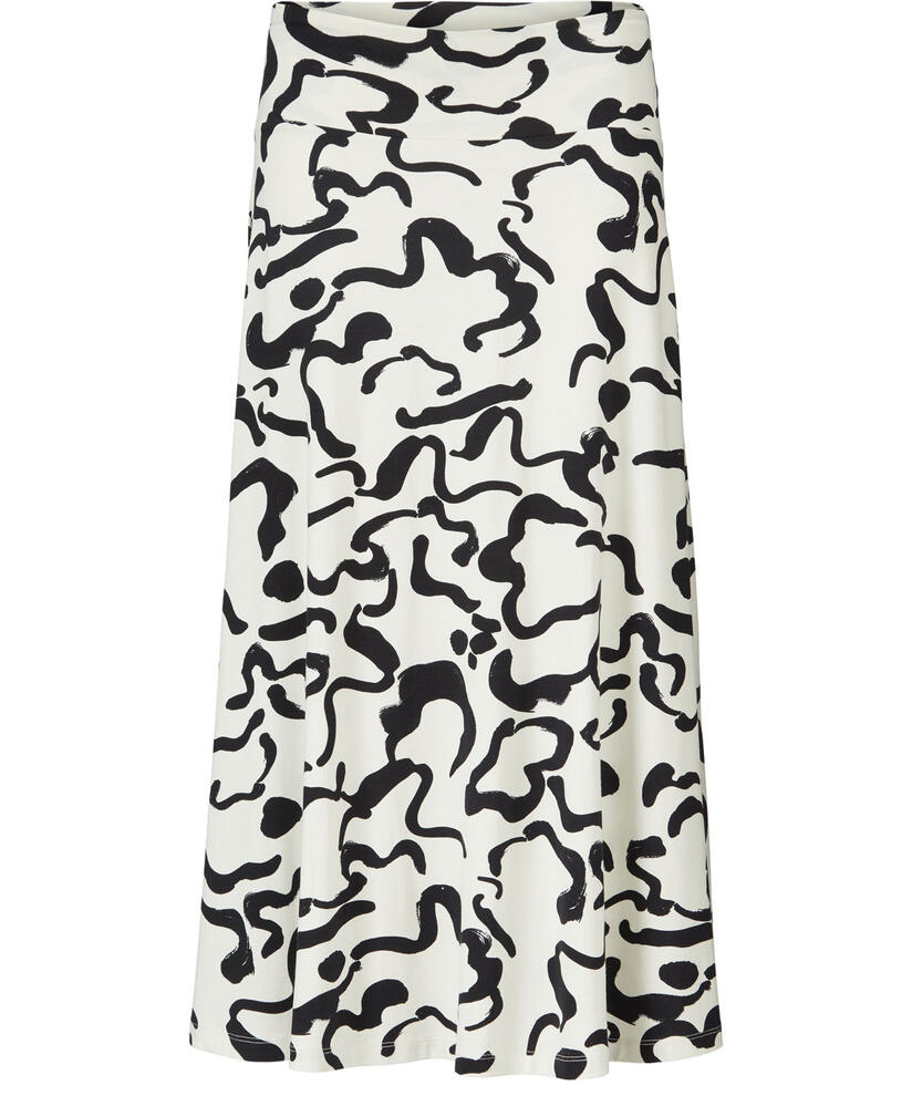 SABRINA JERSEY SKIRT, Black