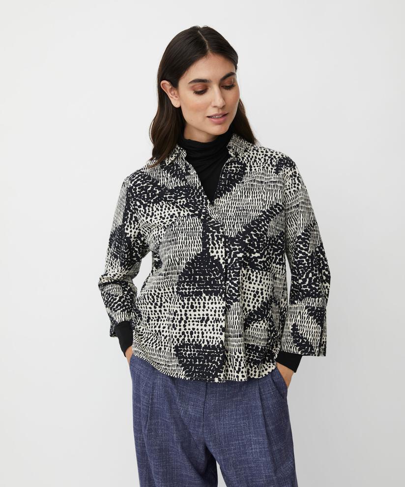 Drakina Blouse, Black