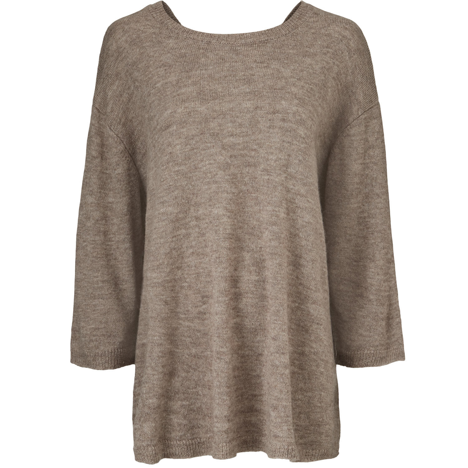 FRONA TOP, Brown melange