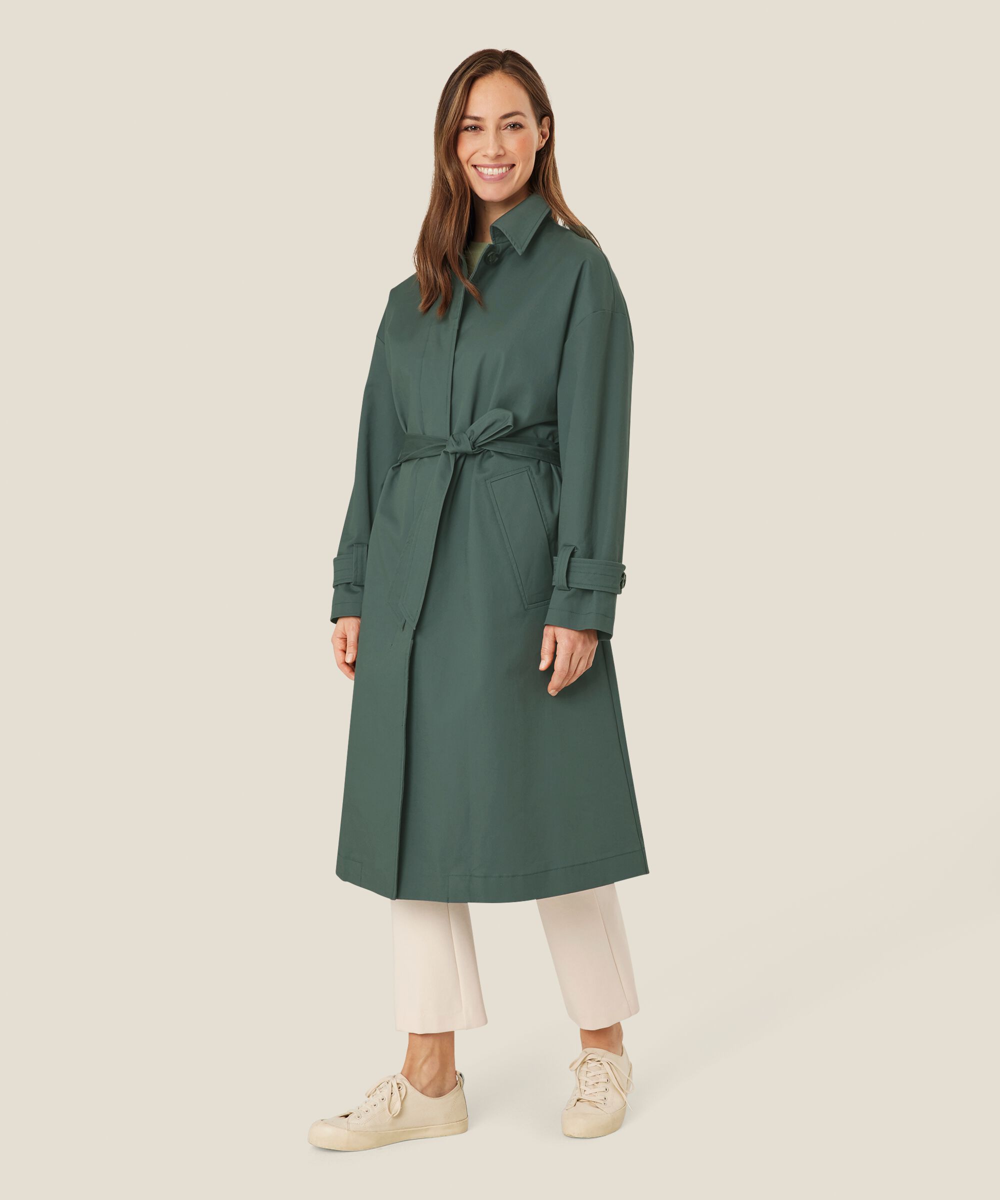 Tashan Coat, Balsam Green