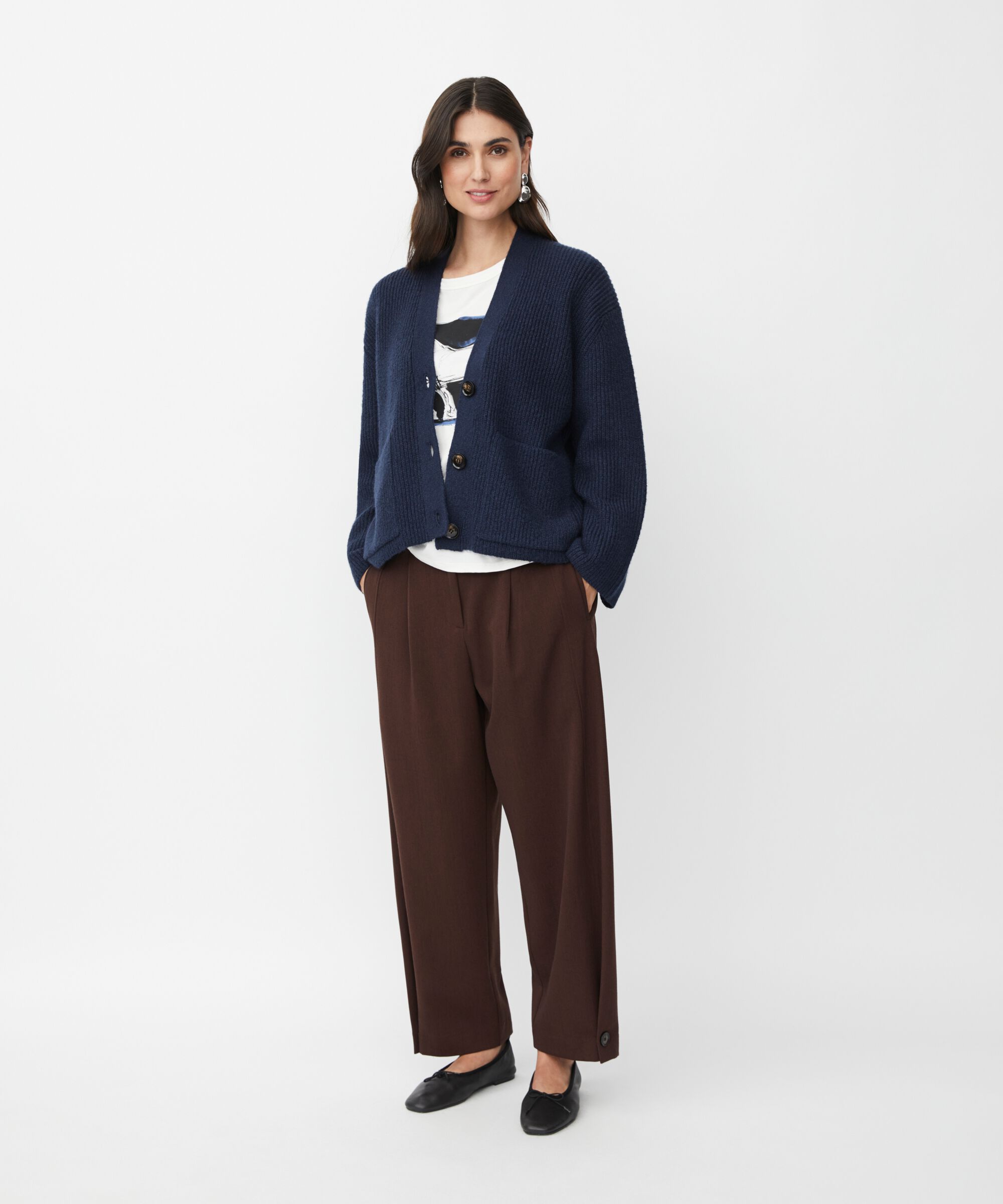 Punna Trousers, Sh. Chocolate