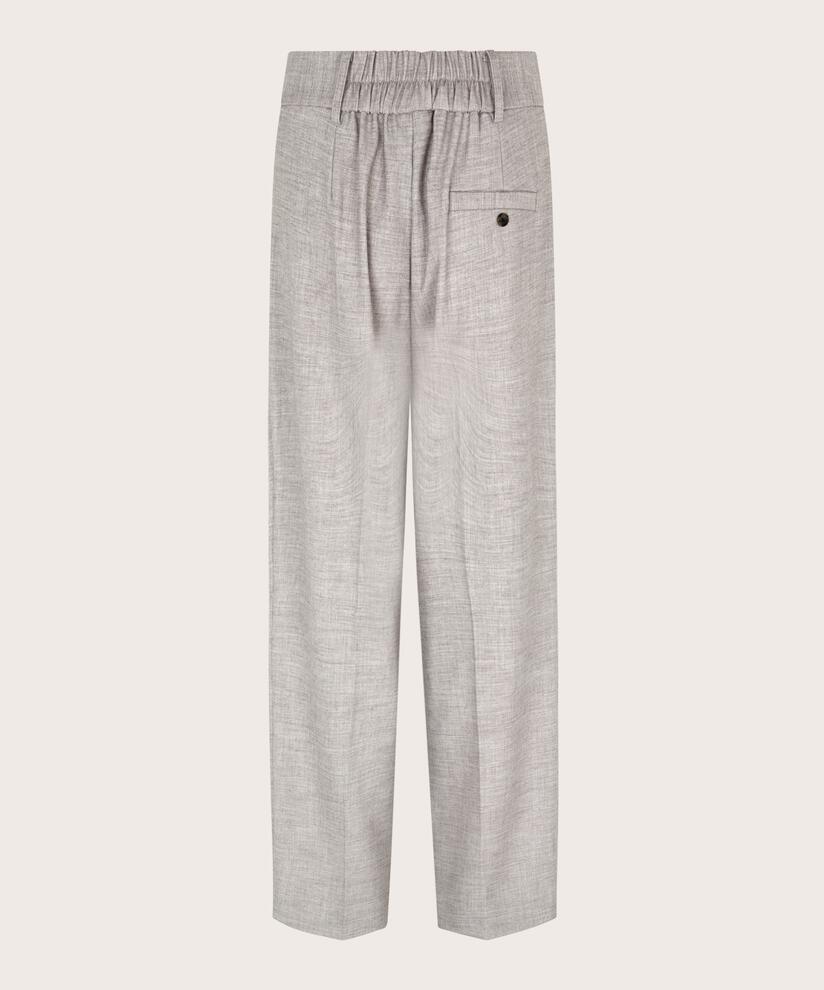 Perlias Trousers, L. Grey mel.
