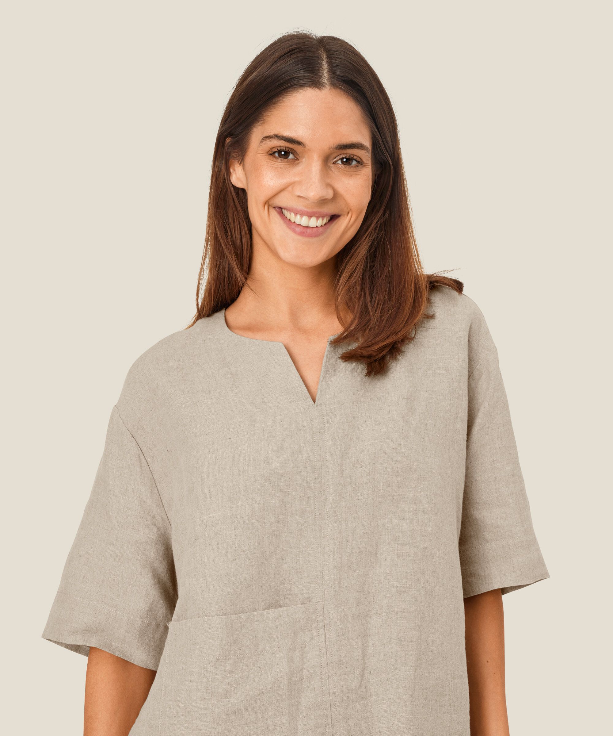 Dolorea Blouse, Natural