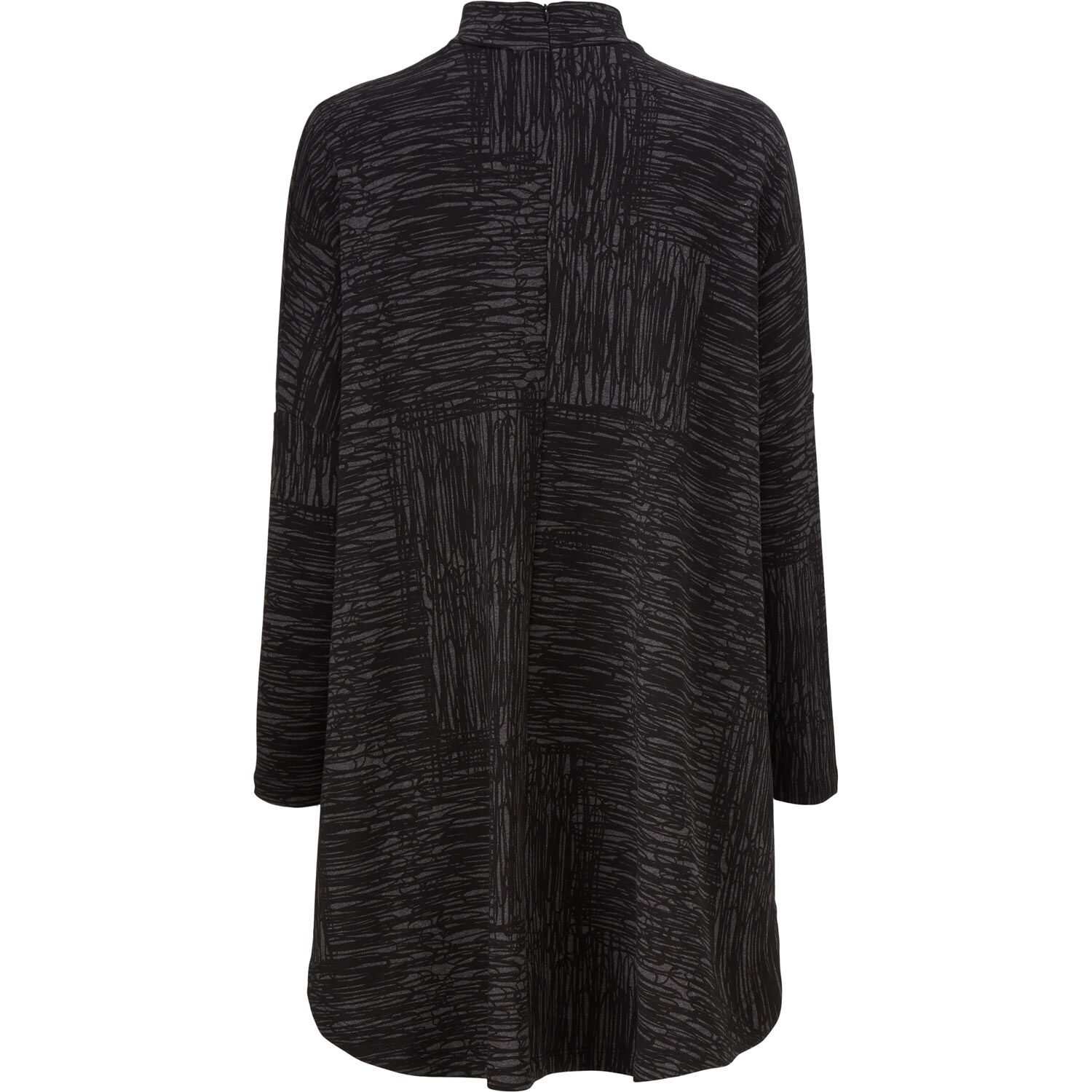 GILMA JERSEY TUNIC, Black