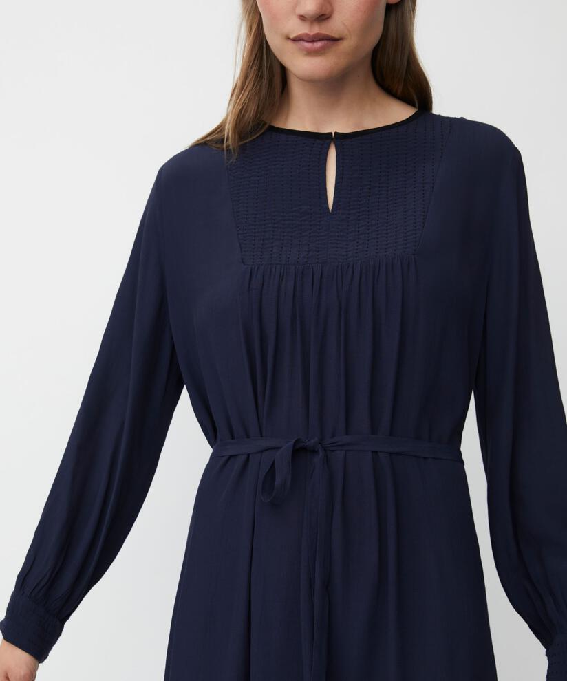 Normata Dress, Navy Blazer