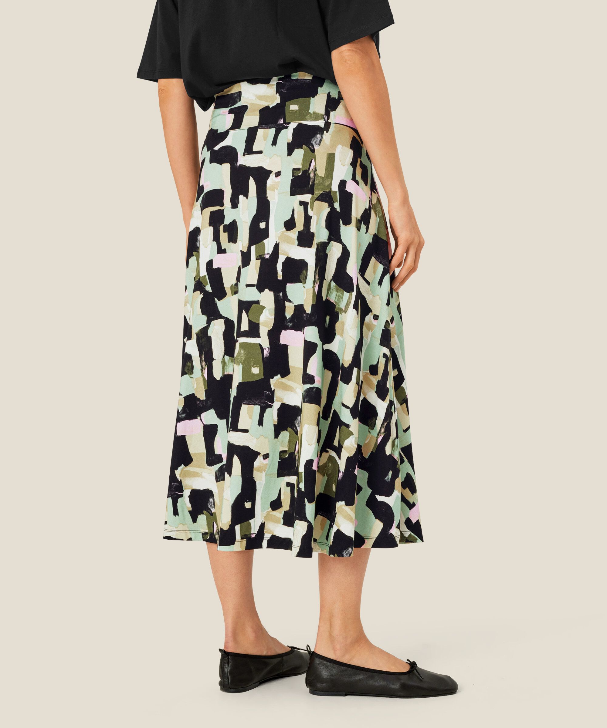 Sabrina JERSEY Skirt, Frosty Green