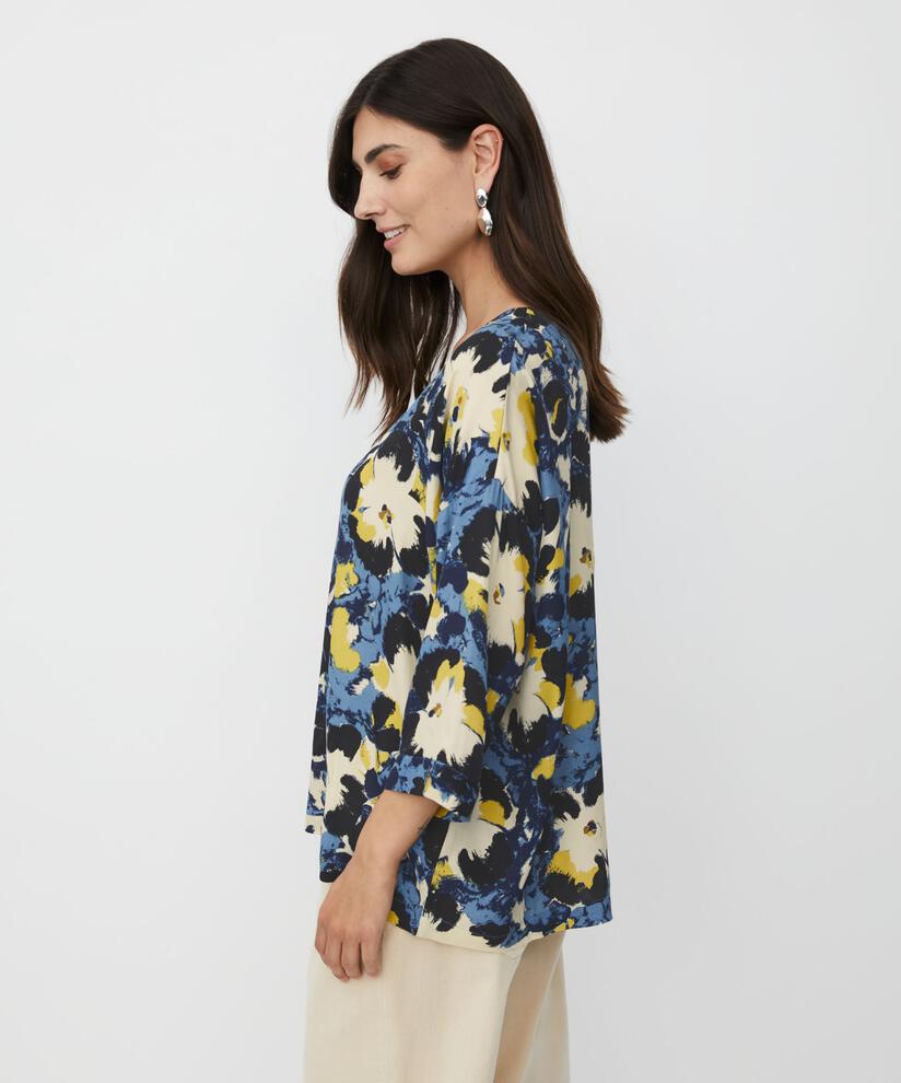 Becca Blouse, Proven Blue