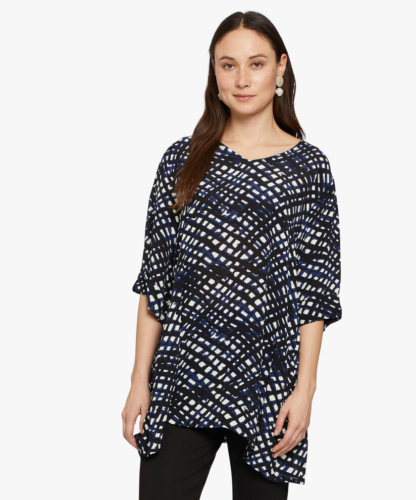 GEORGIA TUNIC, Medieval blue