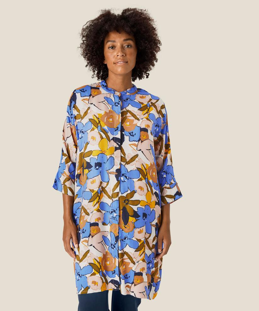 Iosetta Shirt Dress, Wedgewood