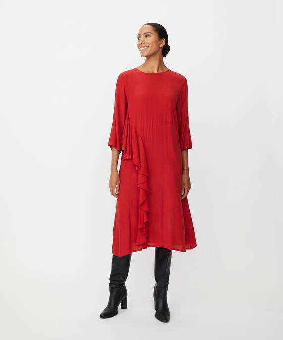 Nivelli Dress, Scarlet Sage