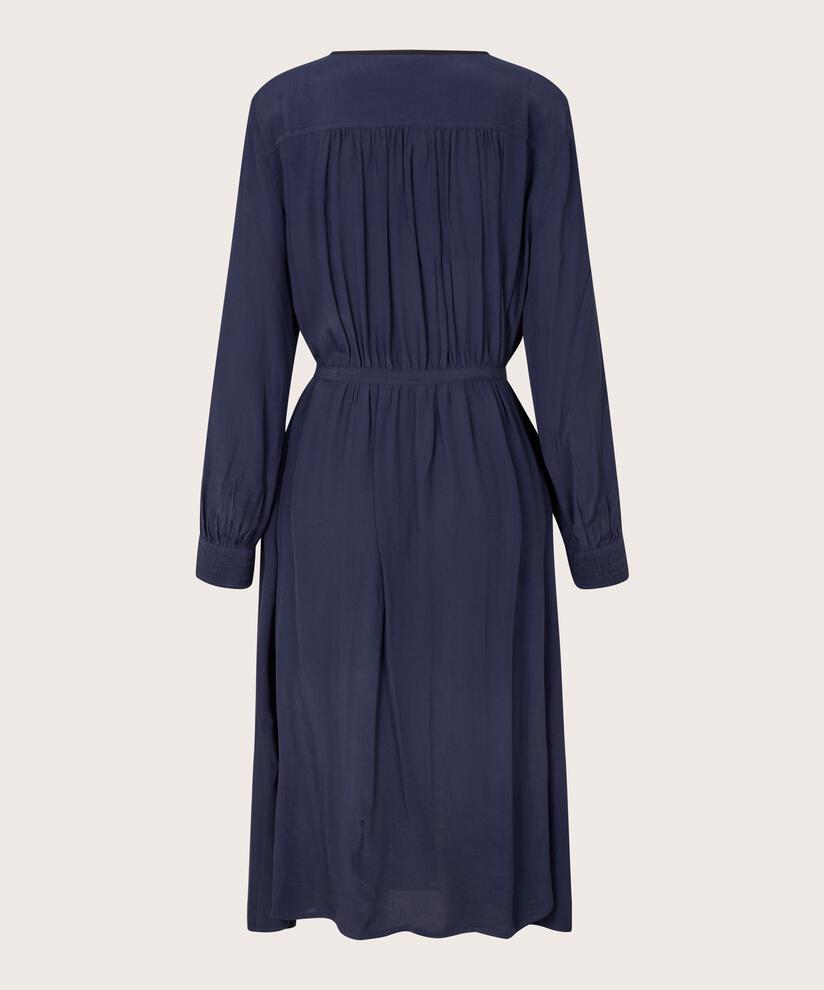 Normata Dress, Navy Blazer