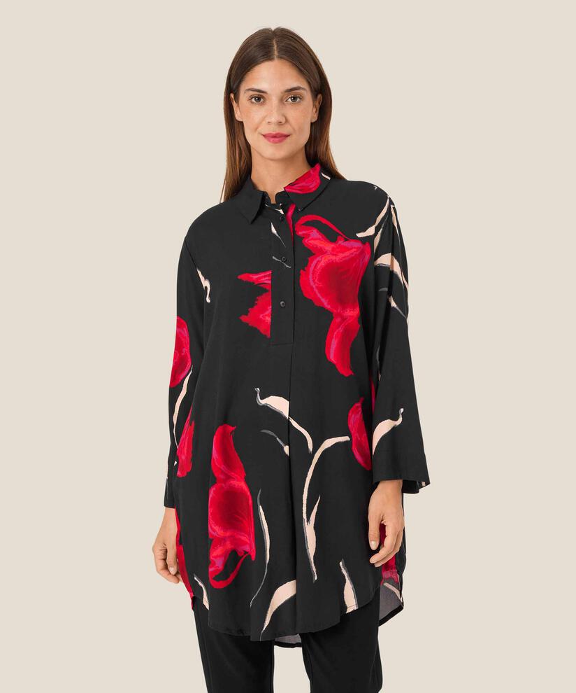 Gergine Tunic, Haute Red