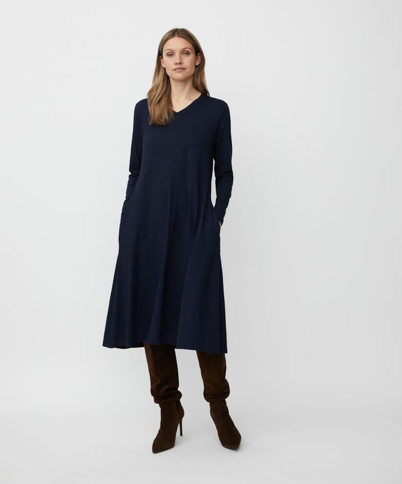 Natsuko JERSEY Dress, Navy