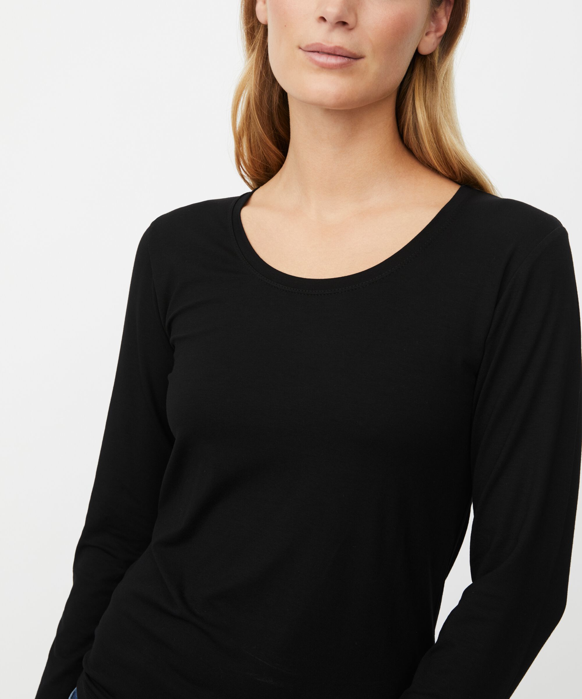 Creama JERSEY Top, Black