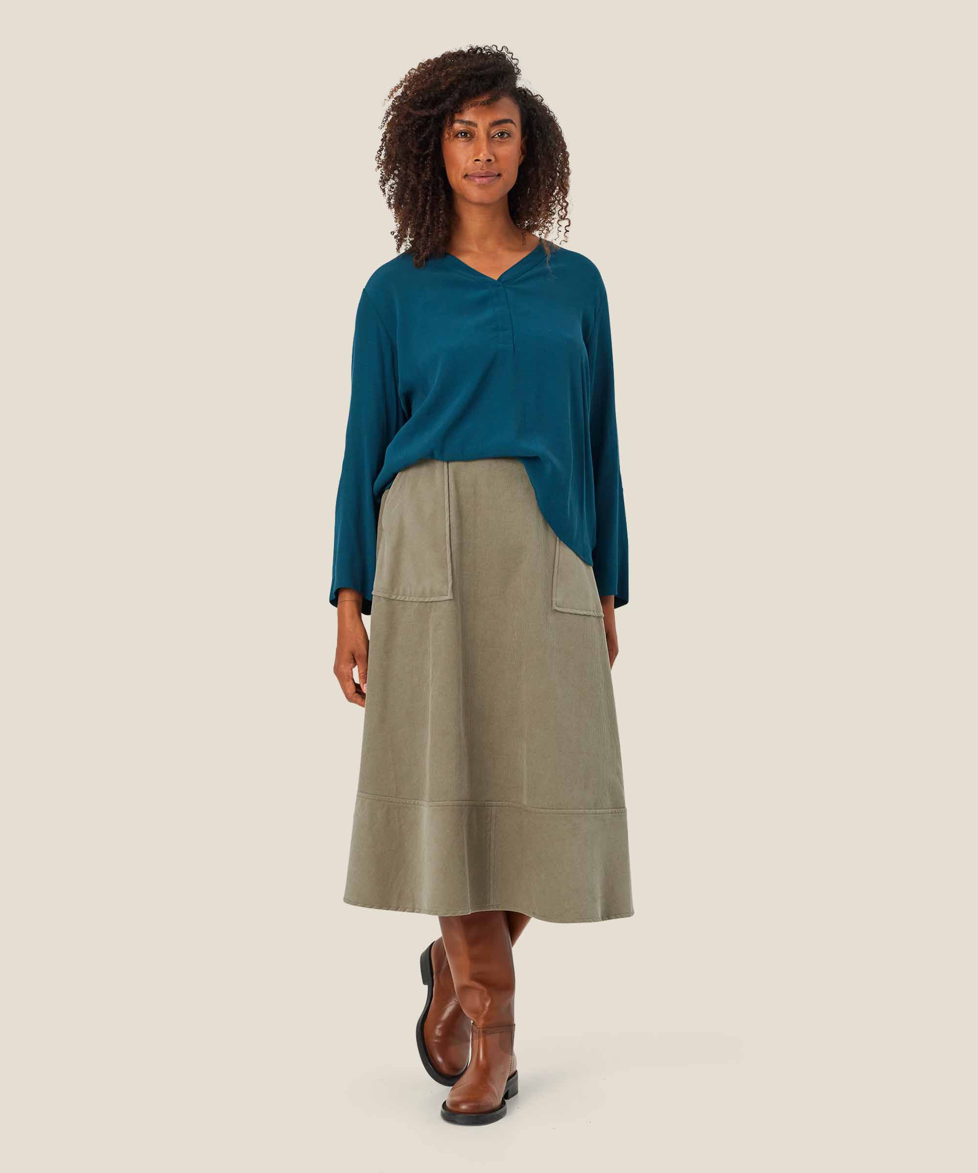 Sayaka Skirt, Vetiver