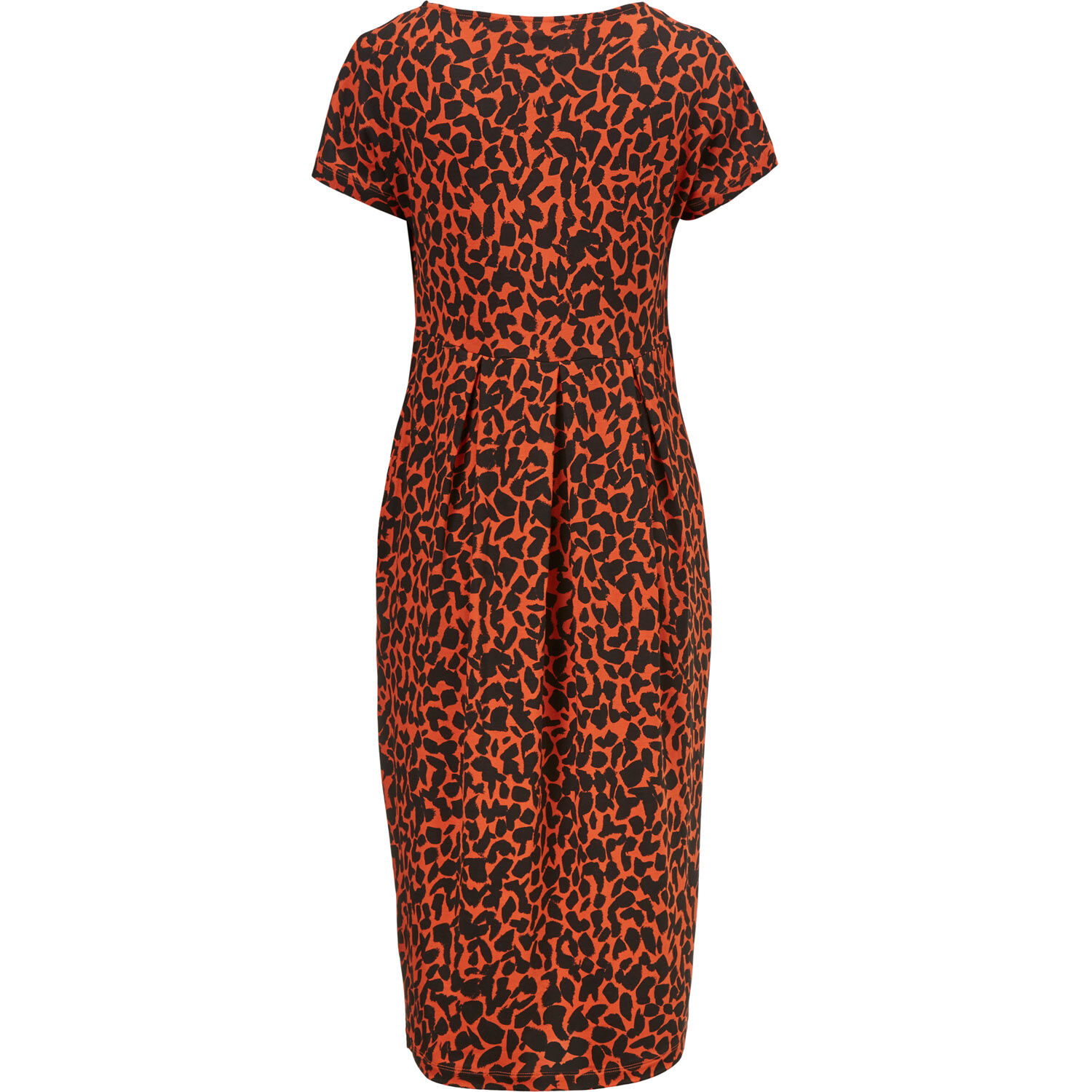 Olnia Jersey Dress, Burnt Ochre