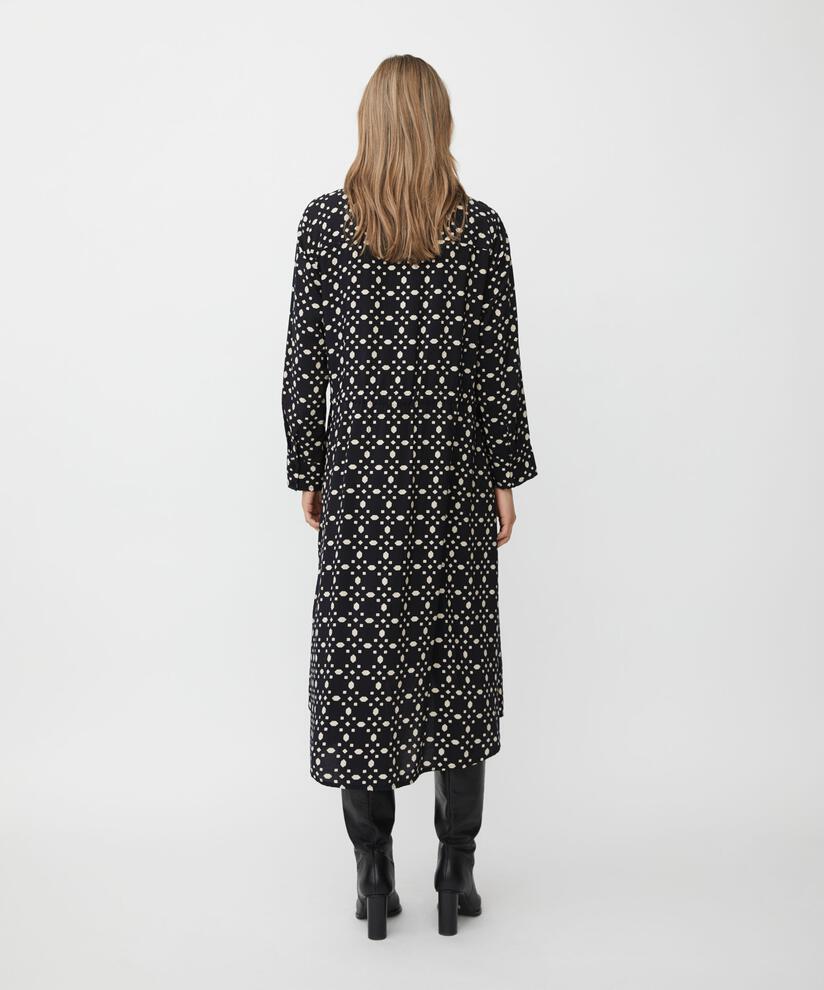 Novany Shirt Dress, Black