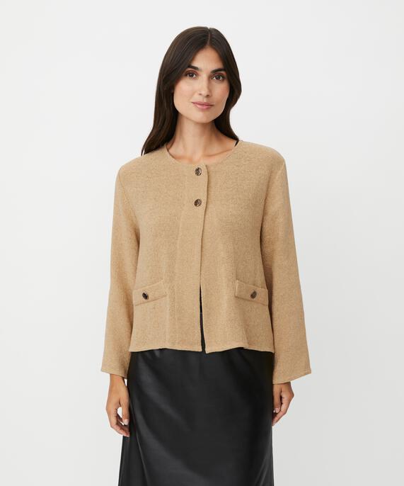 Julithra Jacket, Travertine