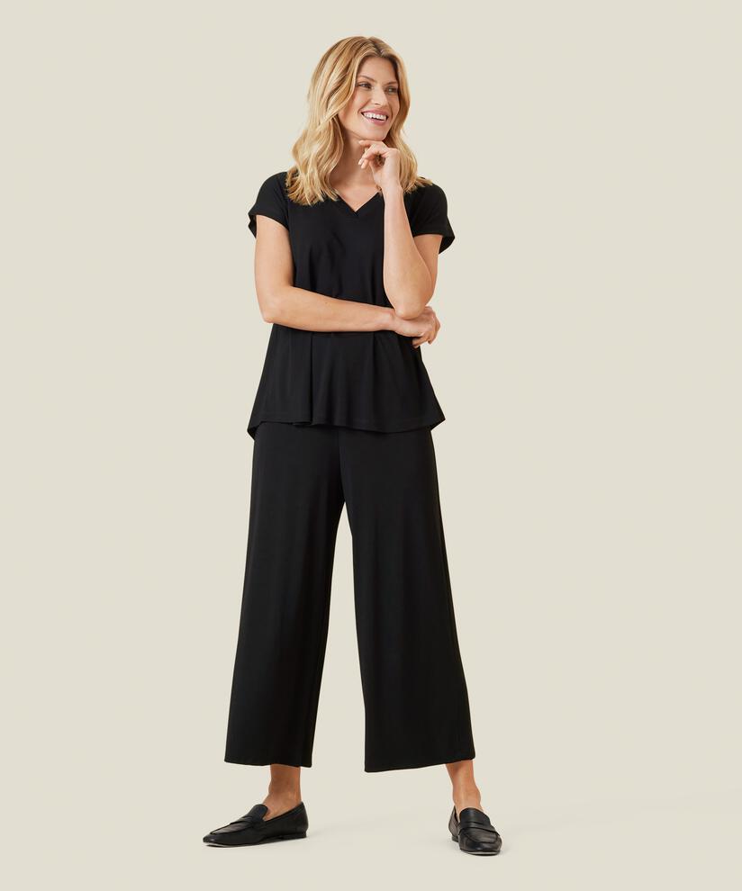 Pam JERSEY Trousers, Black