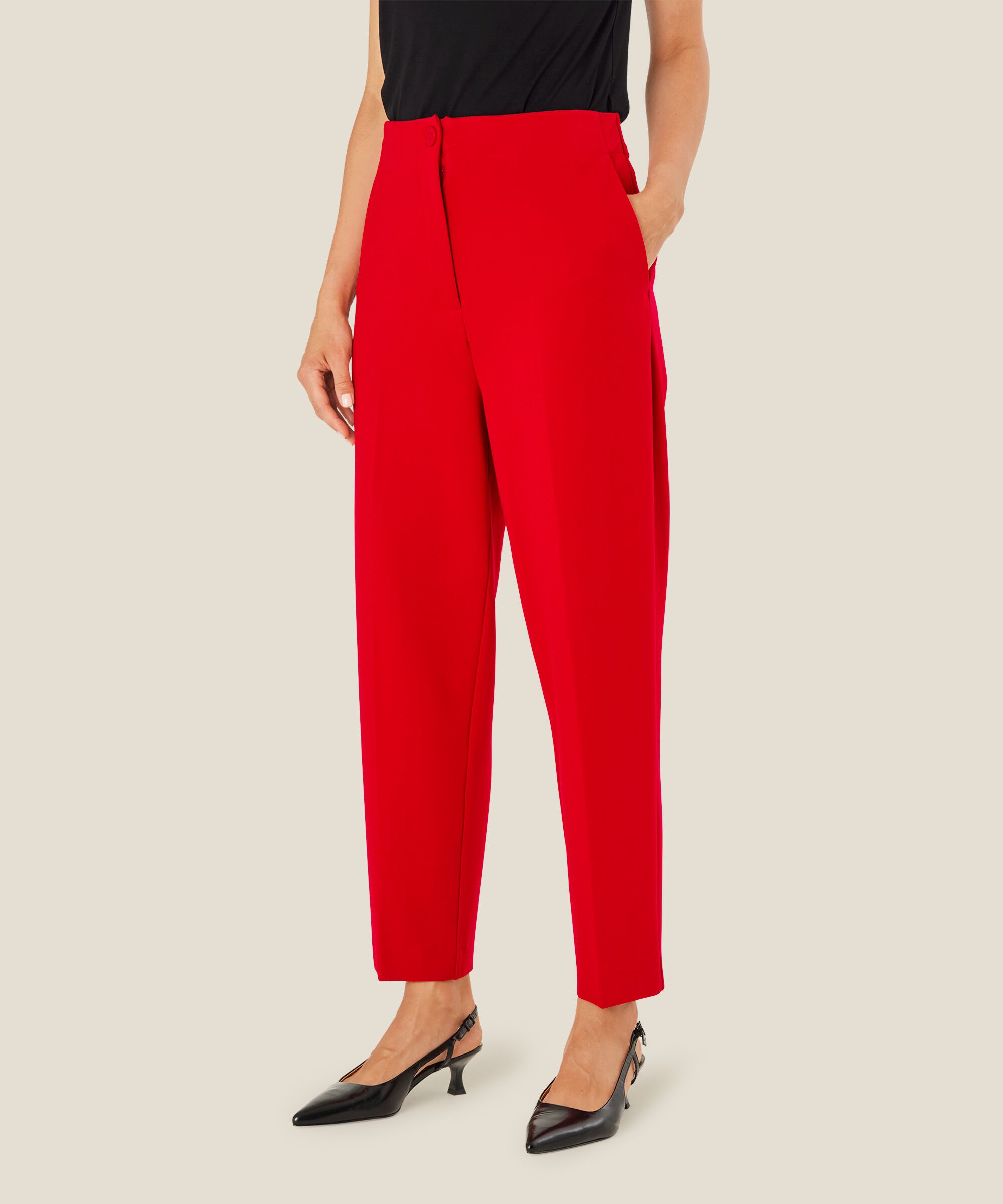 Pomala JERSEY Trousers, Scarlet Sage