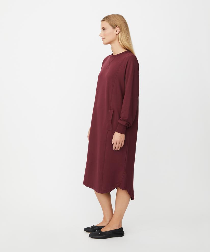 Nikoletta JERSEY Dress, Tawny Port