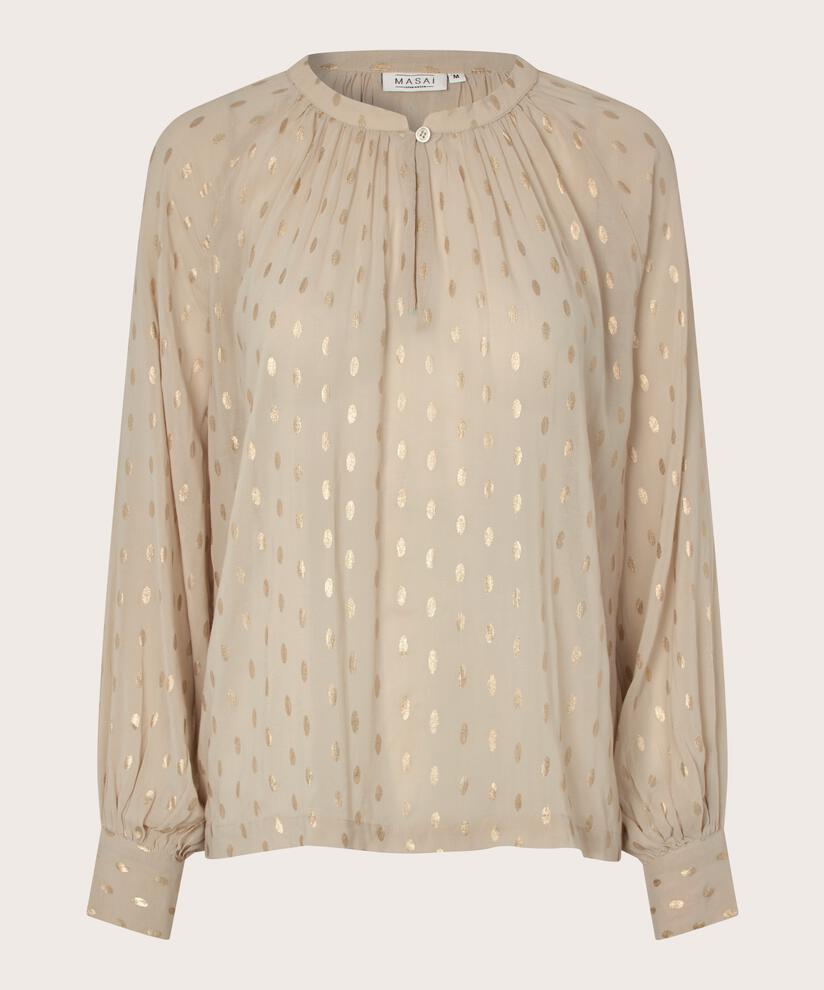 Dornessa Blouse, Oxford Tan