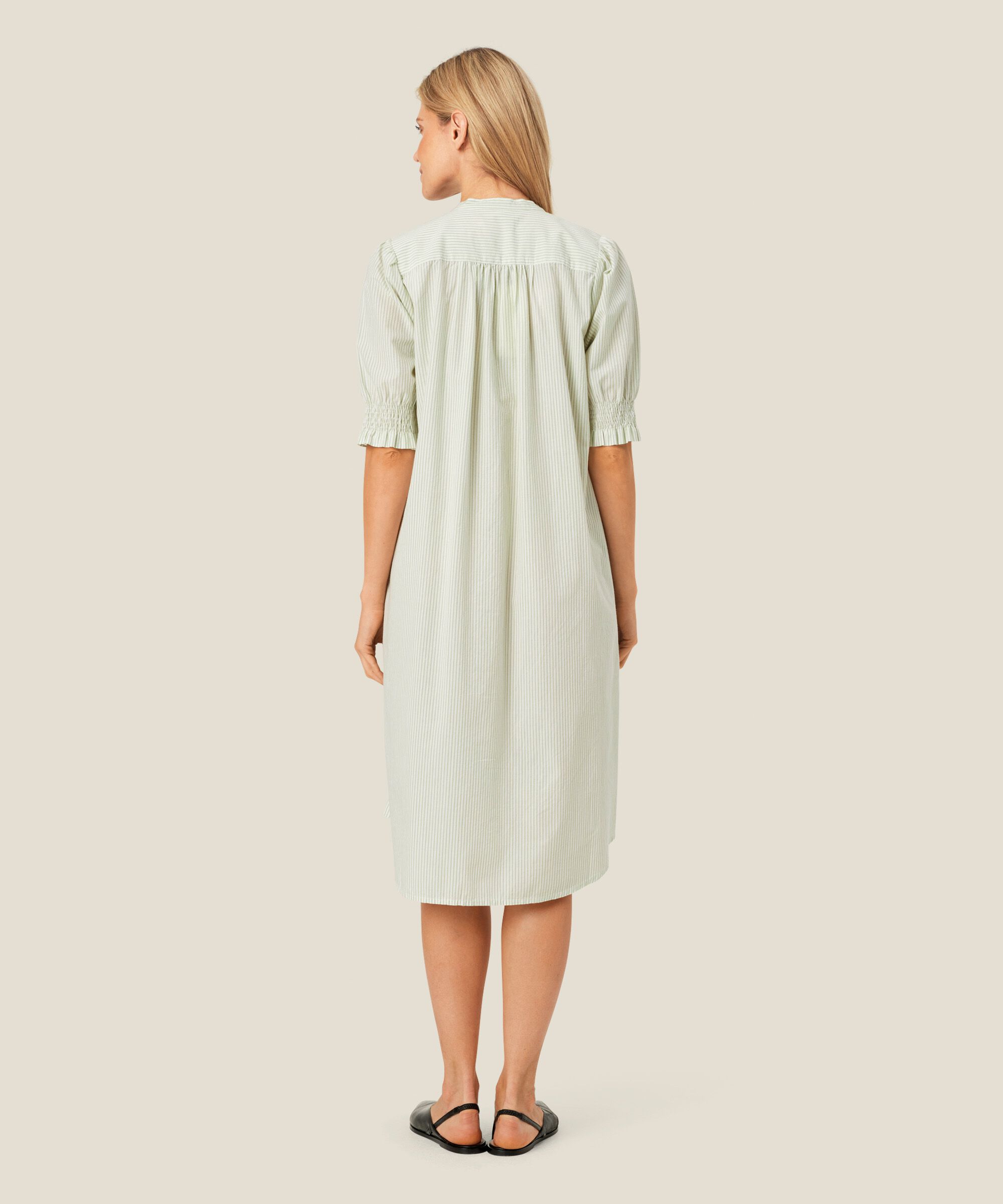 Nomi Shirt Dress, Frosty Green