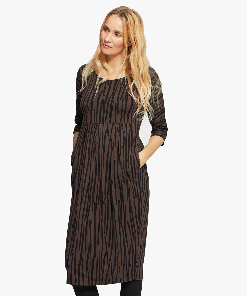 NIMA DRESS, Chocolate