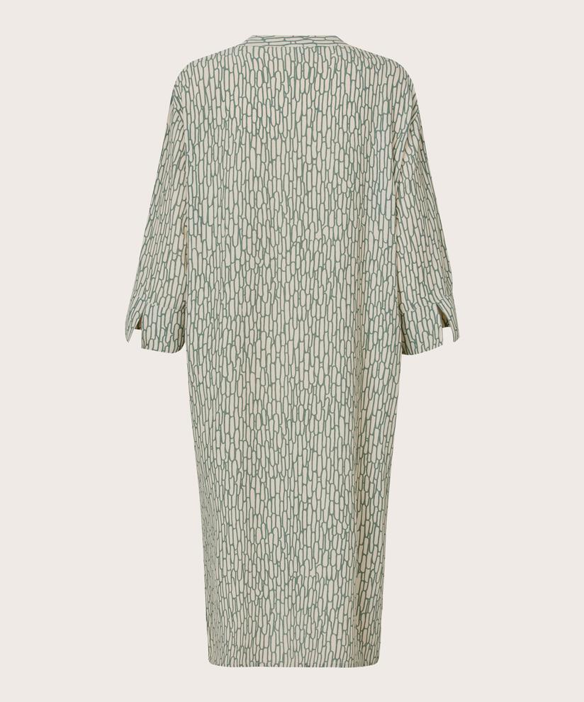 Nimes Shirt Dress, Balsam Green