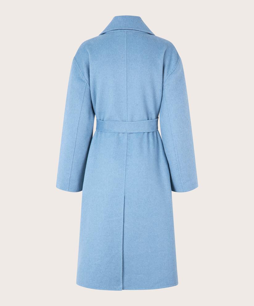 Tasha Wool Coat, Ashley Blue