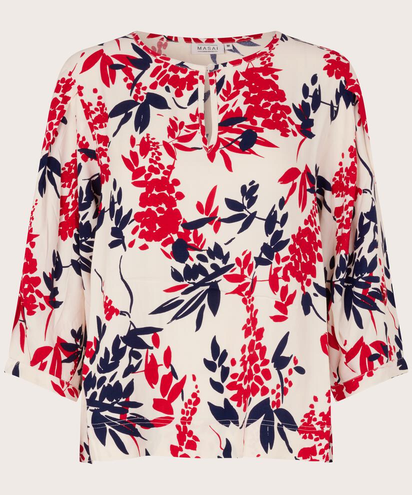 Ducilla Blouse, Whitecap