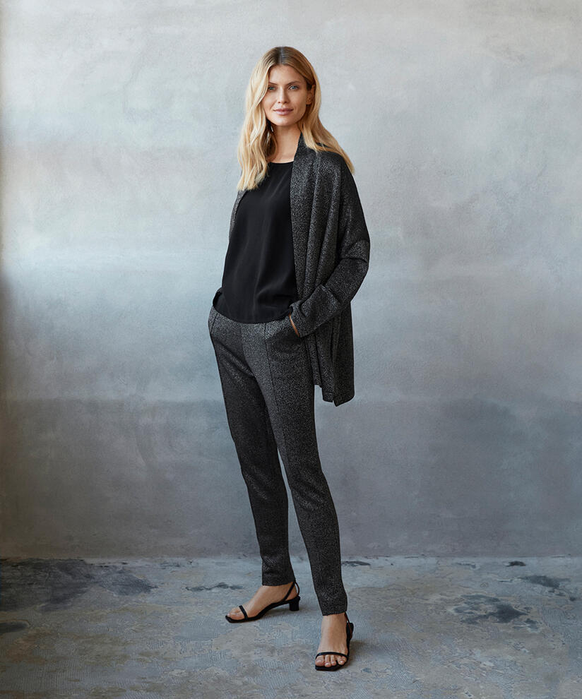 PAQUITA JERSEY LEGGINGS, Black