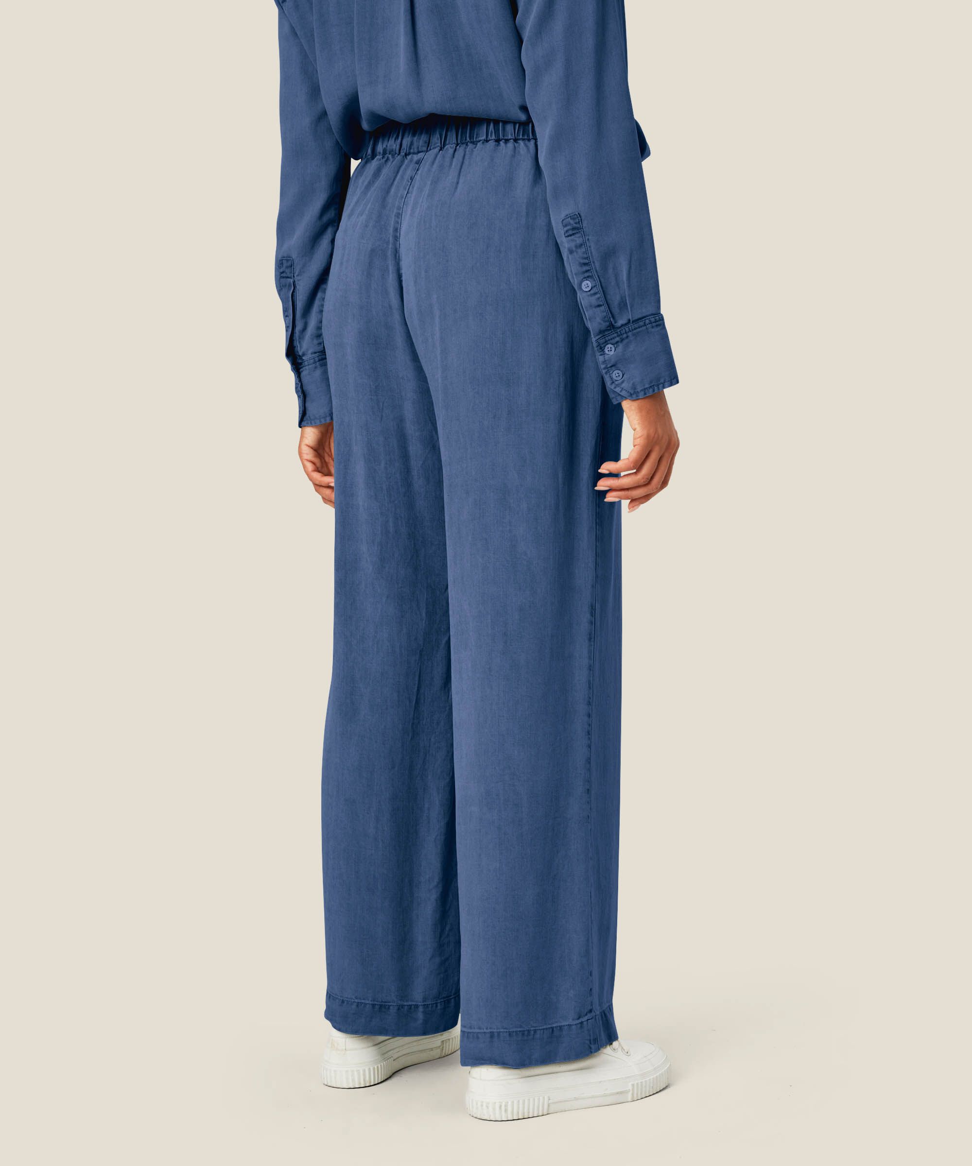 Pascula Denim Trousers, Washed denim