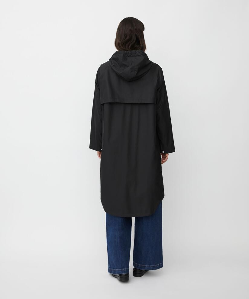 Theia Rain Coat, Black