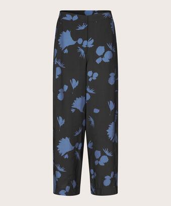 Parwanas Trousers, Gray Blue