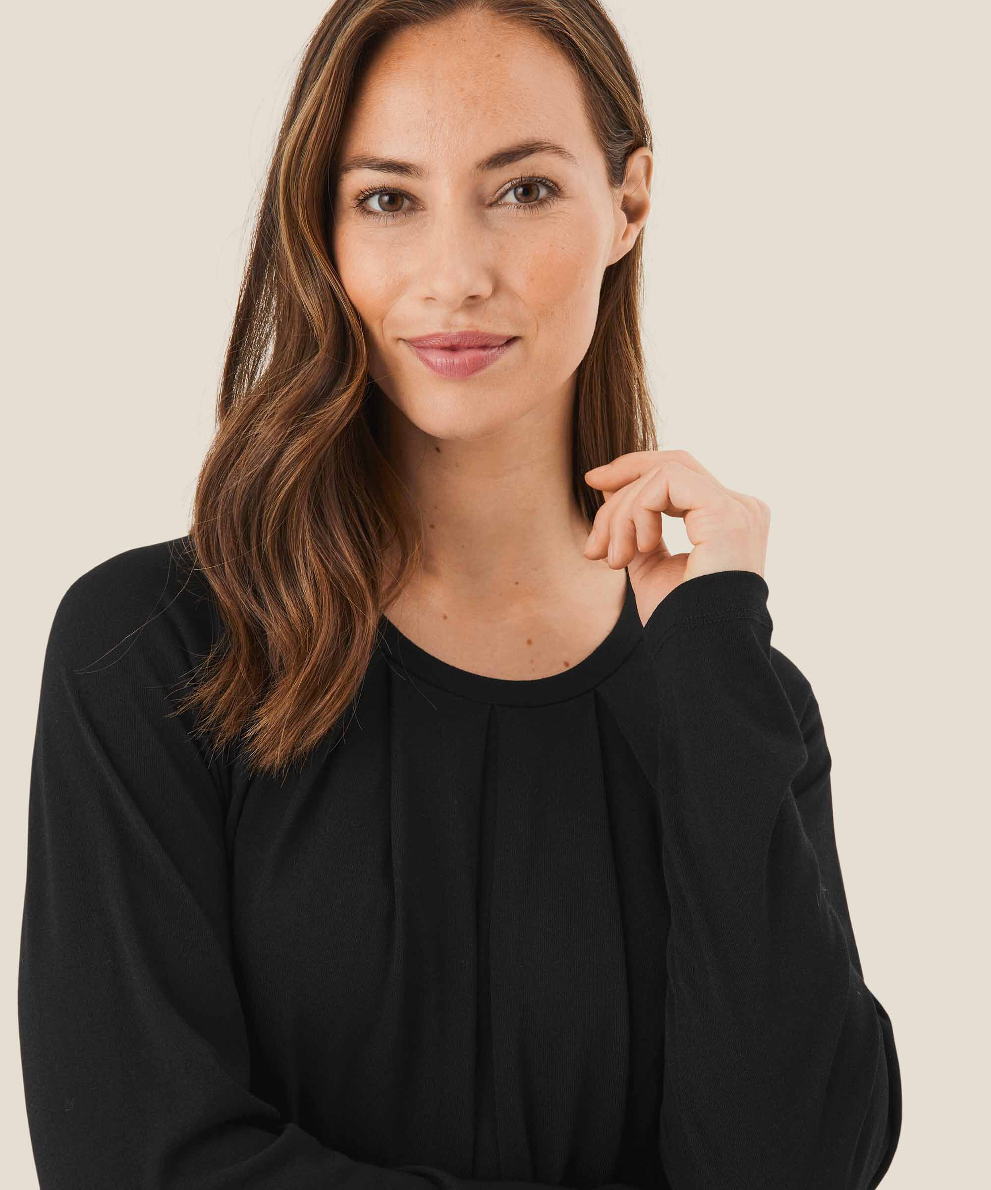 Gisela JERSEY Tunic, Black