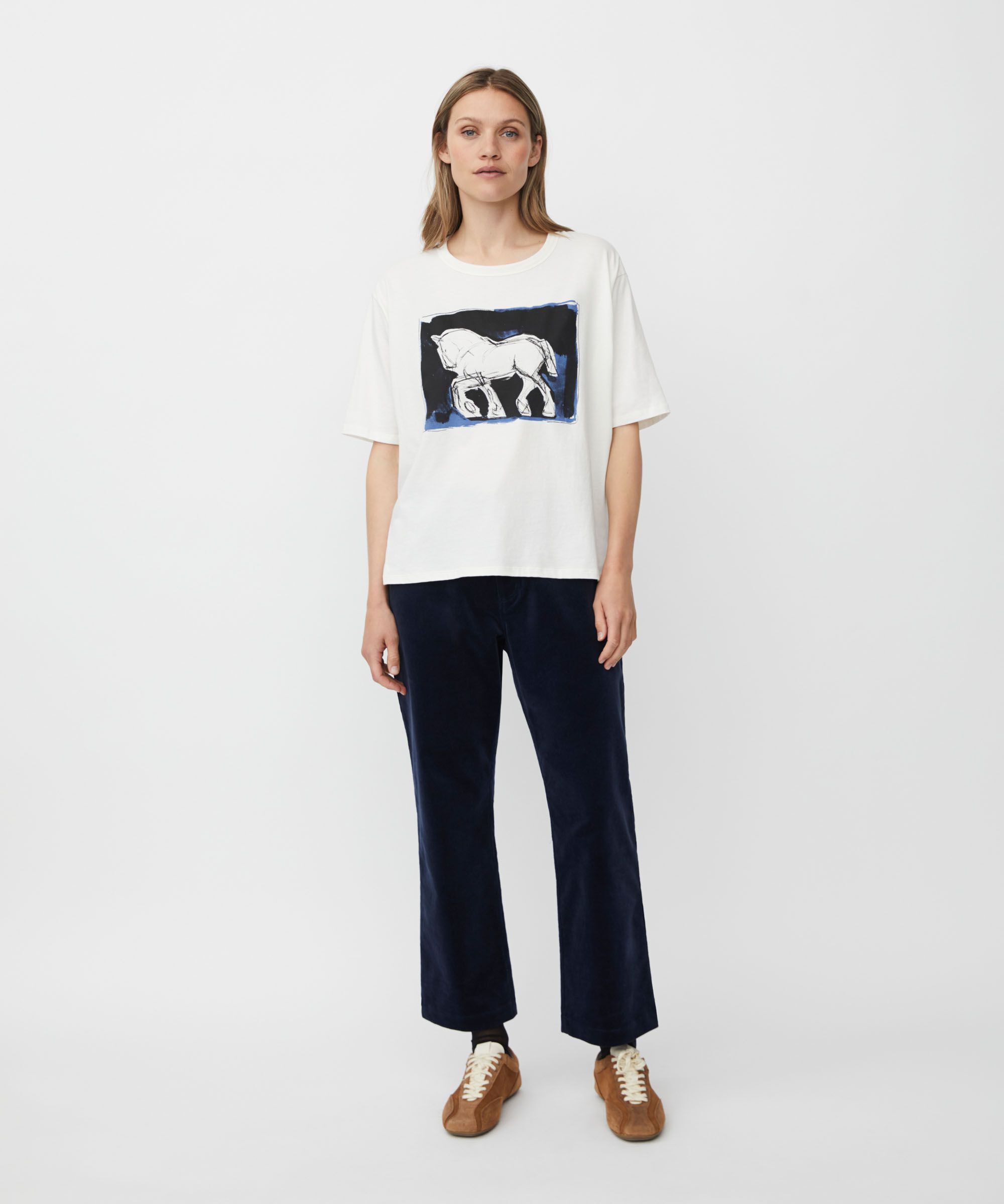 Portisca Trousers, Navy Blazer