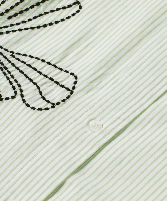 Nomi Shirt Dress, Frosty Green