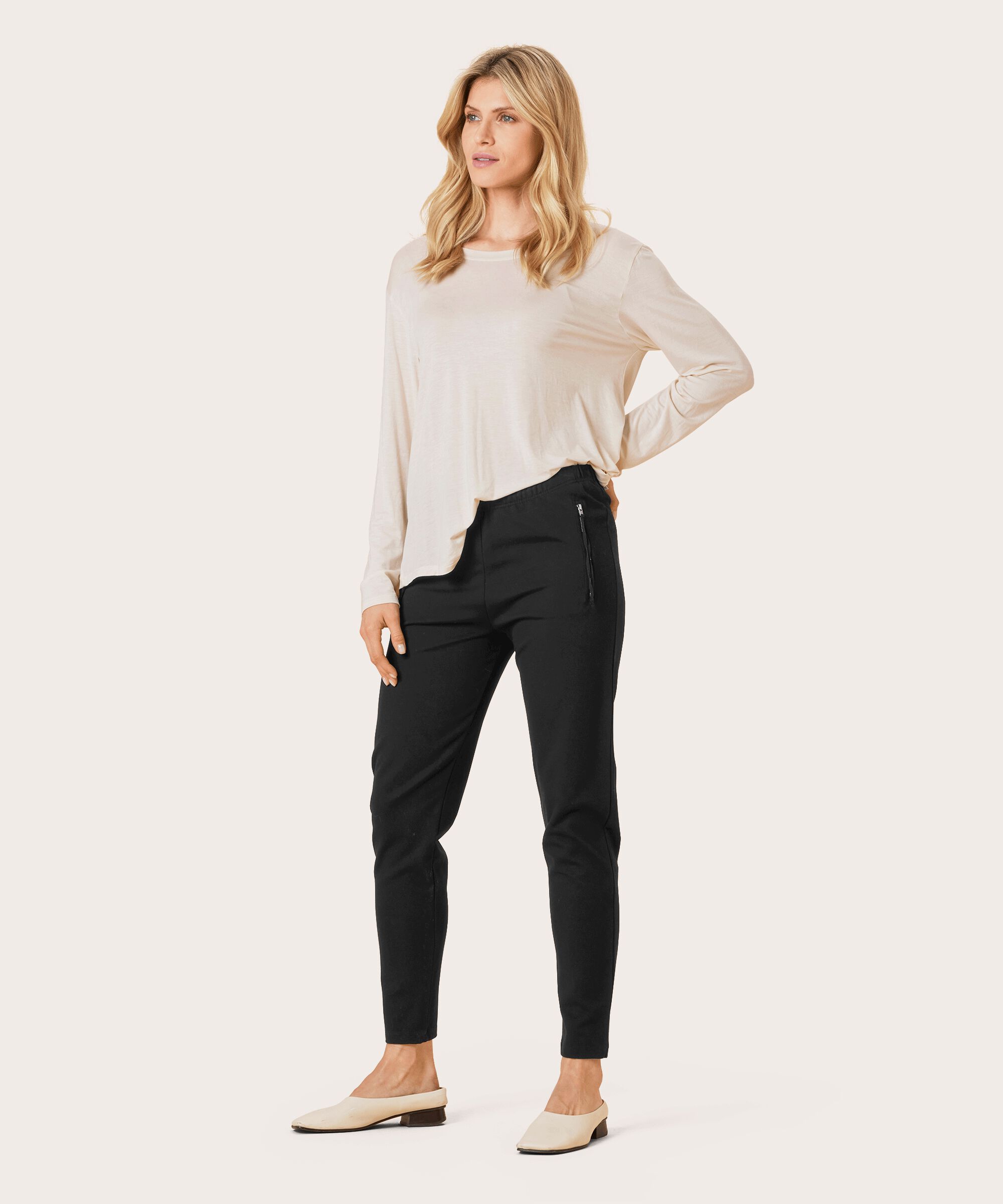 Perry JERSEY Trousers, Black