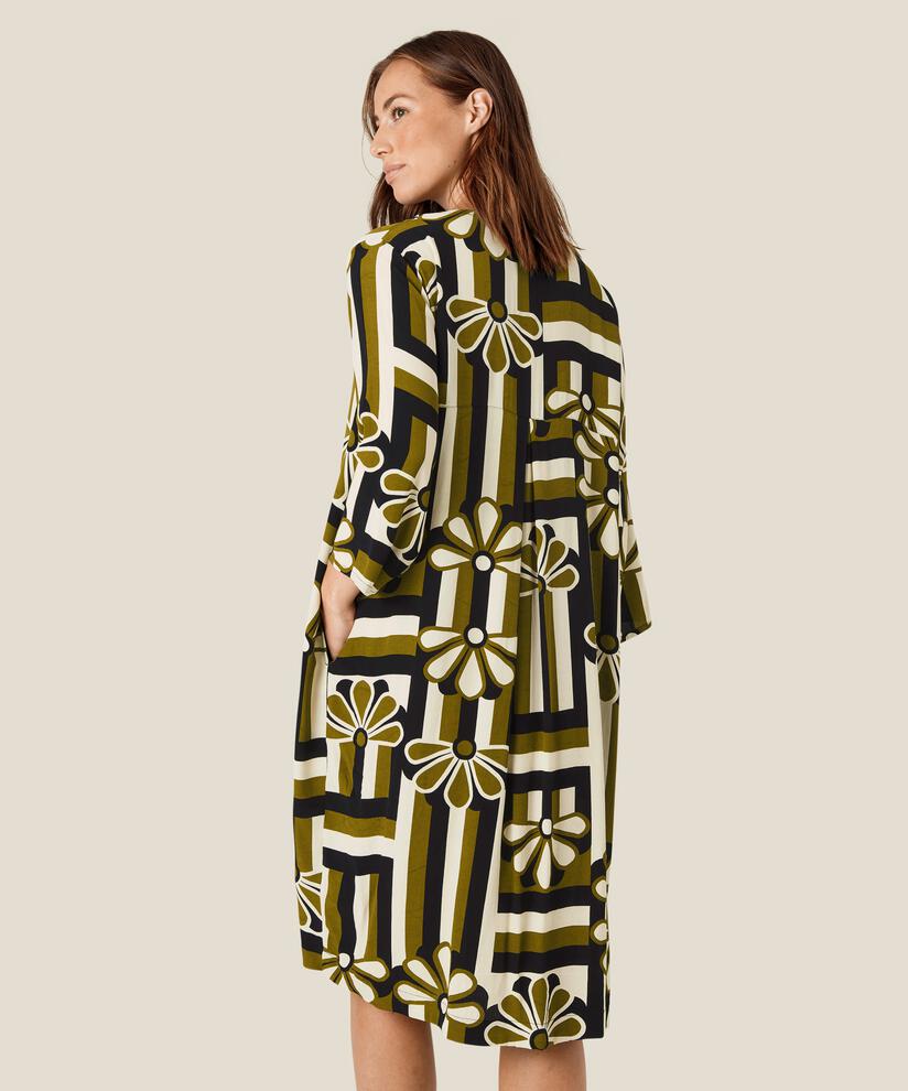 Nodetta Dress, Fir Green
