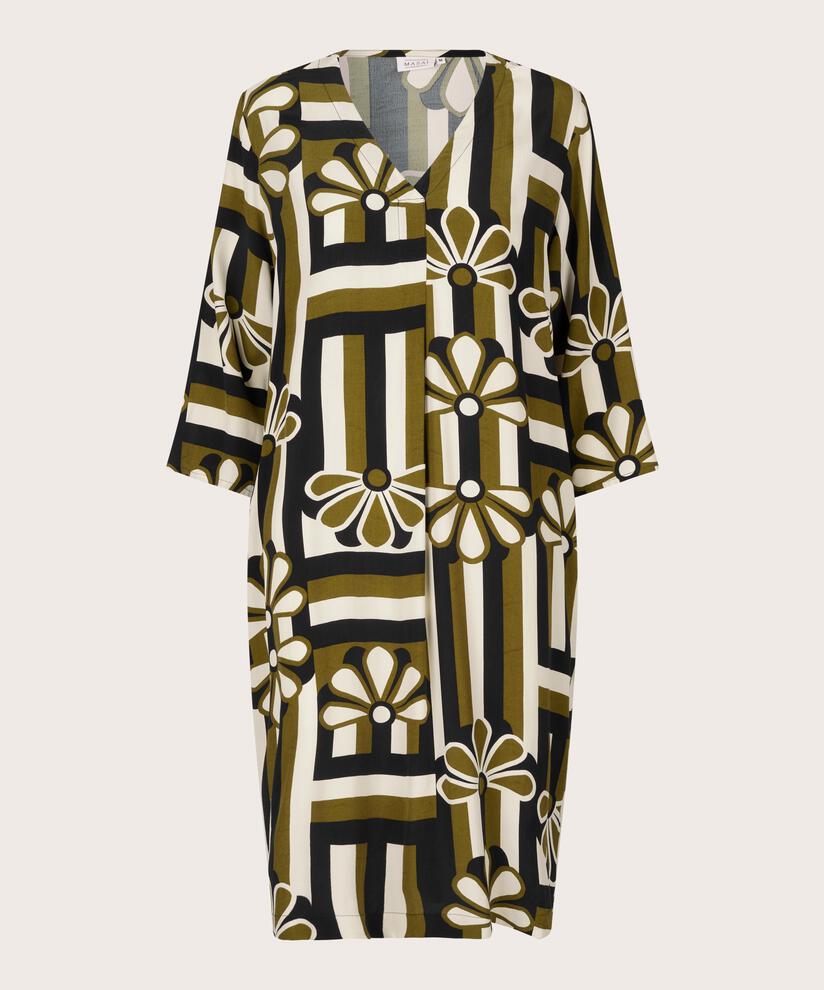 Nodetta Dress, Fir Green