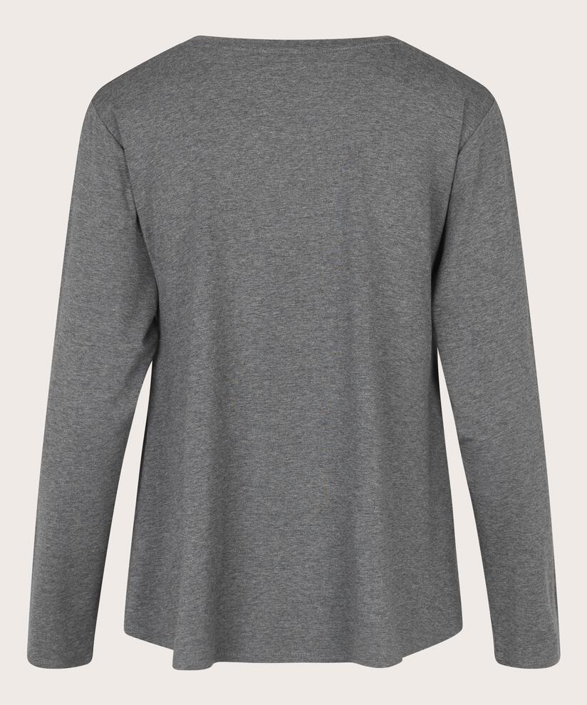 Badisna JERSEY Top, D. Grey mel.